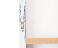 Blue Abstract Stretched Canvas -Broyhill 810498390 3