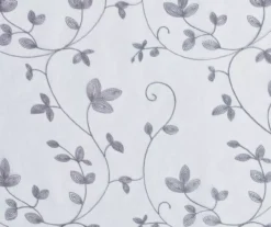 Broyhill Cassandra Floral Sheer Grommet Curtain Panel Pair -Broyhill 810507479 2