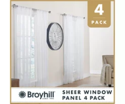 Broyhill Perfect Sheers 4-Piece Curtain Panel Set 19 Broyhill Perfect Sheers 4-Piece Curtain Panel Set -Broyhill 810511113 5