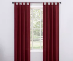 Broyhill Durham Semi-Sheer Textured Tab Top Curtain Panel -Broyhill 810511396 0
