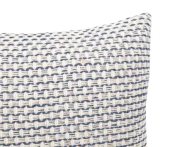 Elijah Blue Textured Throw Pillow -Broyhill 810512562 3