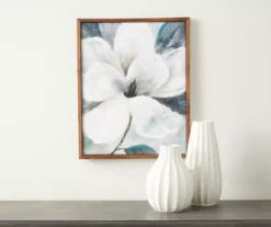 Framed White Floral Canvas 6 Framed White Floral Canvas -Broyhill 810513213 2