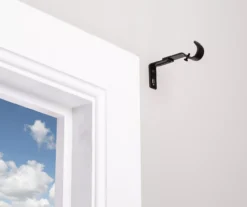 Legacy Brown-Black Adjustable Curtain Rod Brackets, 2-Pack 12 Legacy Brown-Black Adjustable Curtain Rod Brackets, 2-Pack -Broyhill 810524291 6