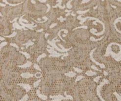 Sandpointe Tan & Ecru Damask Outdoor Area Rug, (5' X 7') -Broyhill 810546500 810546501 810546502 4