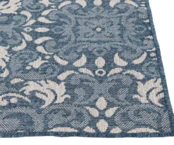 Broyhill Sandpointe Damask Outdoor Area Rug -Broyhill 810546507 810546506 810546505 810546504 810546503 2 1