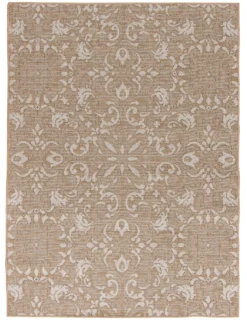 Broyhill Sandpointe Granite & Ecru Damask Outdoor Area Rug 7 Broyhill Sandpointe Granite & Ecru Damask Outdoor Area Rug -Broyhill 810546509 810546512 1