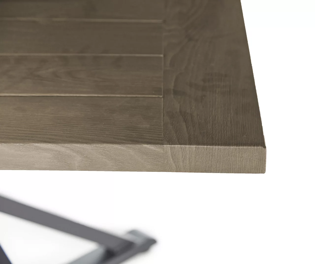 Autumn Cove Light Brown Wood Look Square Steel Patio Dining Table 3 Autumn Cove Light Brown Wood Look Square Steel Patio Dining Table - Image 3