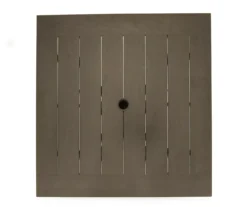 Autumn Cove Light Brown Wood Look Square Steel Patio Dining Table 11 Autumn Cove Light Brown Wood Look Square Steel Patio Dining Table -Broyhill 810557039 3 1