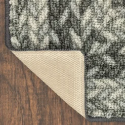 Broyhill Gray Braided Print Accent Rug -Broyhill 810557664 1