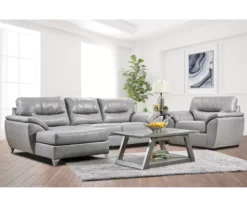 Clifton Ridge Stone Vegan Leather Swivel Chair 5 Clifton Ridge Stone Vegan Leather Swivel Chair -Broyhill 810569859 810569860 810569861