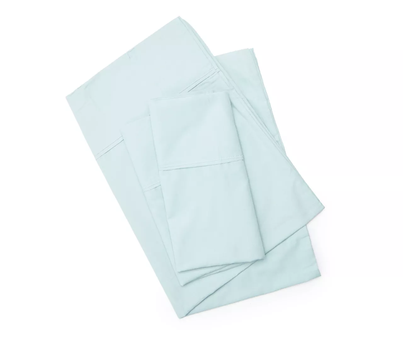 Aqua 300-Thread Count Queen 4-Piece Sheet Set 1 Aqua 300-Thread Count Queen 4-Piece Sheet Set
