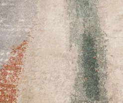 Hadlee Sand, Coral & Green Abstract Area Rug, (8' X 10') 11 Hadlee Sand, Coral & Green Abstract Area Rug, (8' X 10') -Broyhill 810586500 810586496 810586492 6