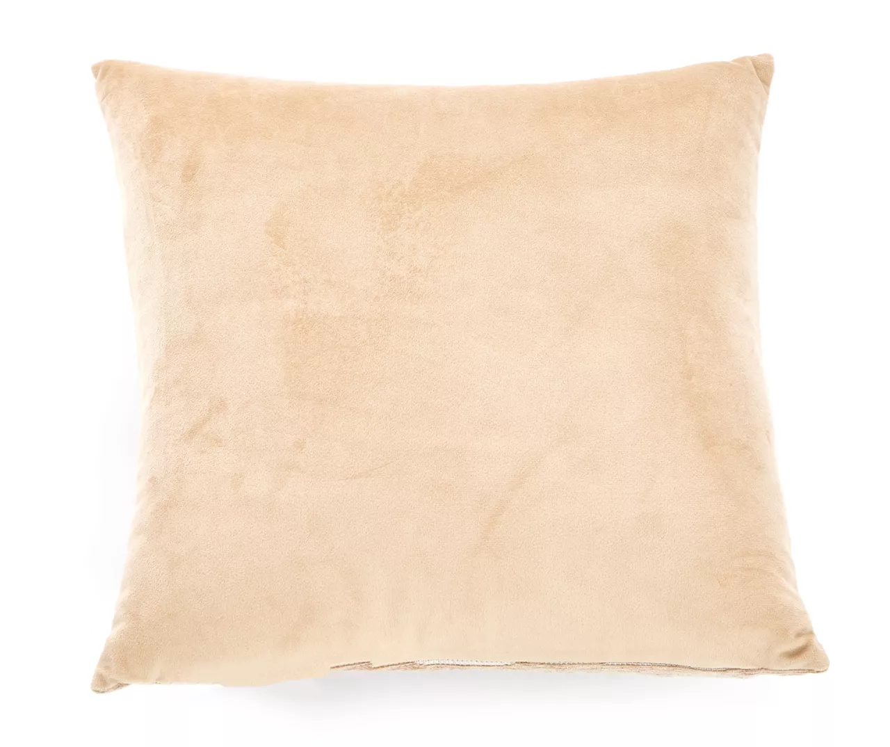 New Beginnings Travertine & White Hash Mark Chenille Square Throw Pillow 2 New Beginnings Travertine & White Hash Mark Chenille Square Throw Pillow - Image 2