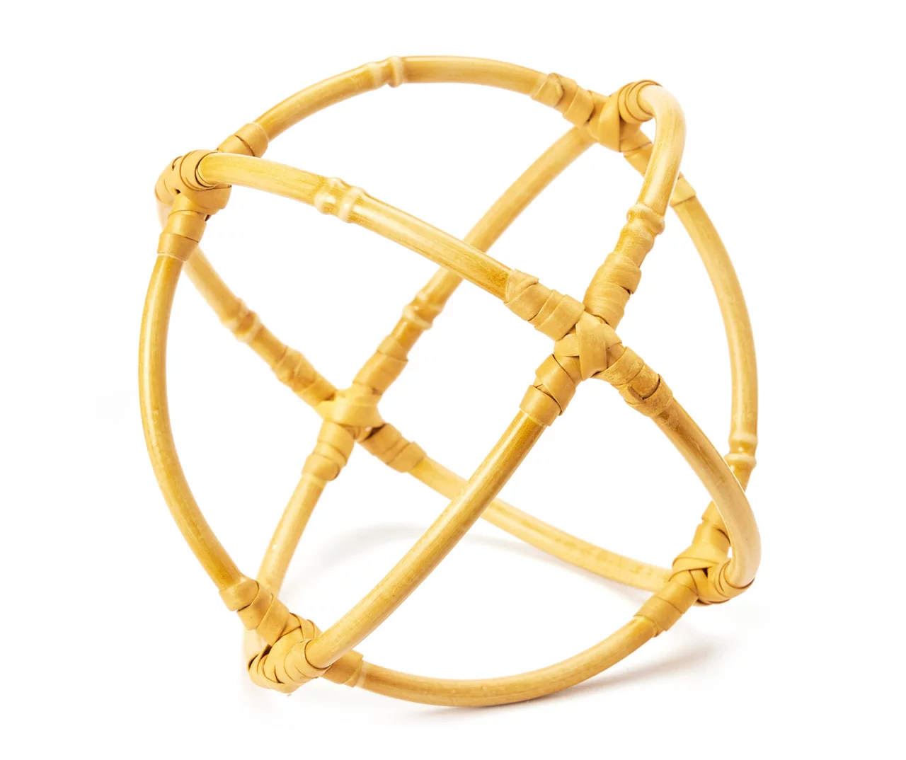 Wild Sedona Bamboo Look Metal Orb Tabletop Decor 1 Wild Sedona Bamboo Look Metal Orb Tabletop Decor