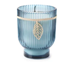 Wild Sedona Sea Salt Wave Rib Pedestal Candle, 15 Oz.