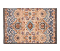 Broyhill Blue & Tan Traditional Floral Accent Rug -Broyhill 810602761 A0