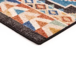 Broyhill Orange & Brown Geometric Accent Rug -Broyhill 810602767 A8 2