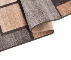 Broyhill Gray & Taupe Color Block Accent Rug -Broyhill 810602769 A8 1