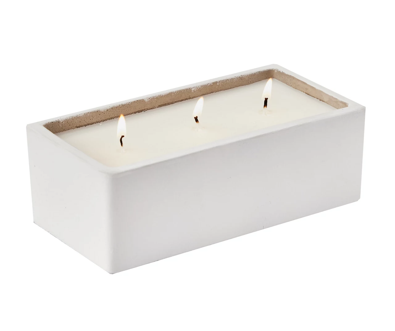 Blooming Magnolia & Lily 3-Wick Cement Candle, 14 Oz. 2 Blooming Magnolia & Lily 3-Wick Cement Candle, 14 Oz. - Image 2