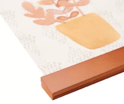 Wild Sedona Peach & Yellow Floral Hanging Canvas Tapestry -Broyhill 810604563 A8 2