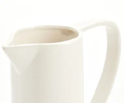 Homeward White Ceramic Vase With Handle 5 Homeward White Ceramic Vase With Handle -Broyhill 810615700 A8 2